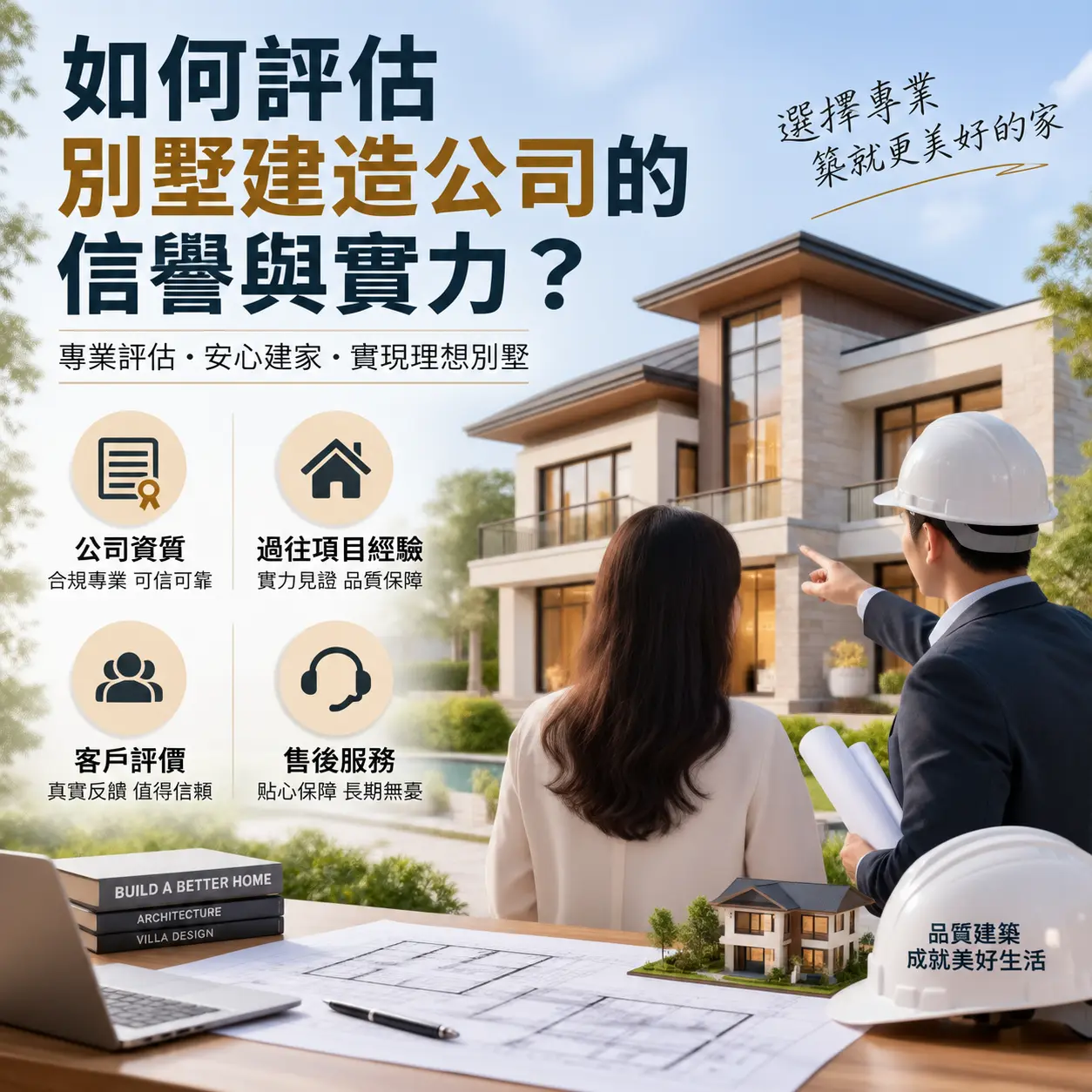 如何评估 余庆 别墅建造公司的信誉与实力？