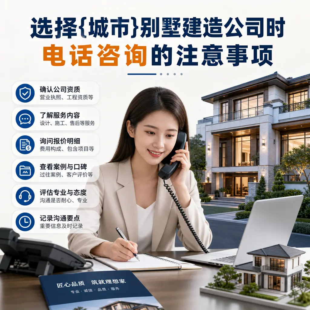 选择余庆别墅建造公司时,电话咨询的注意事项