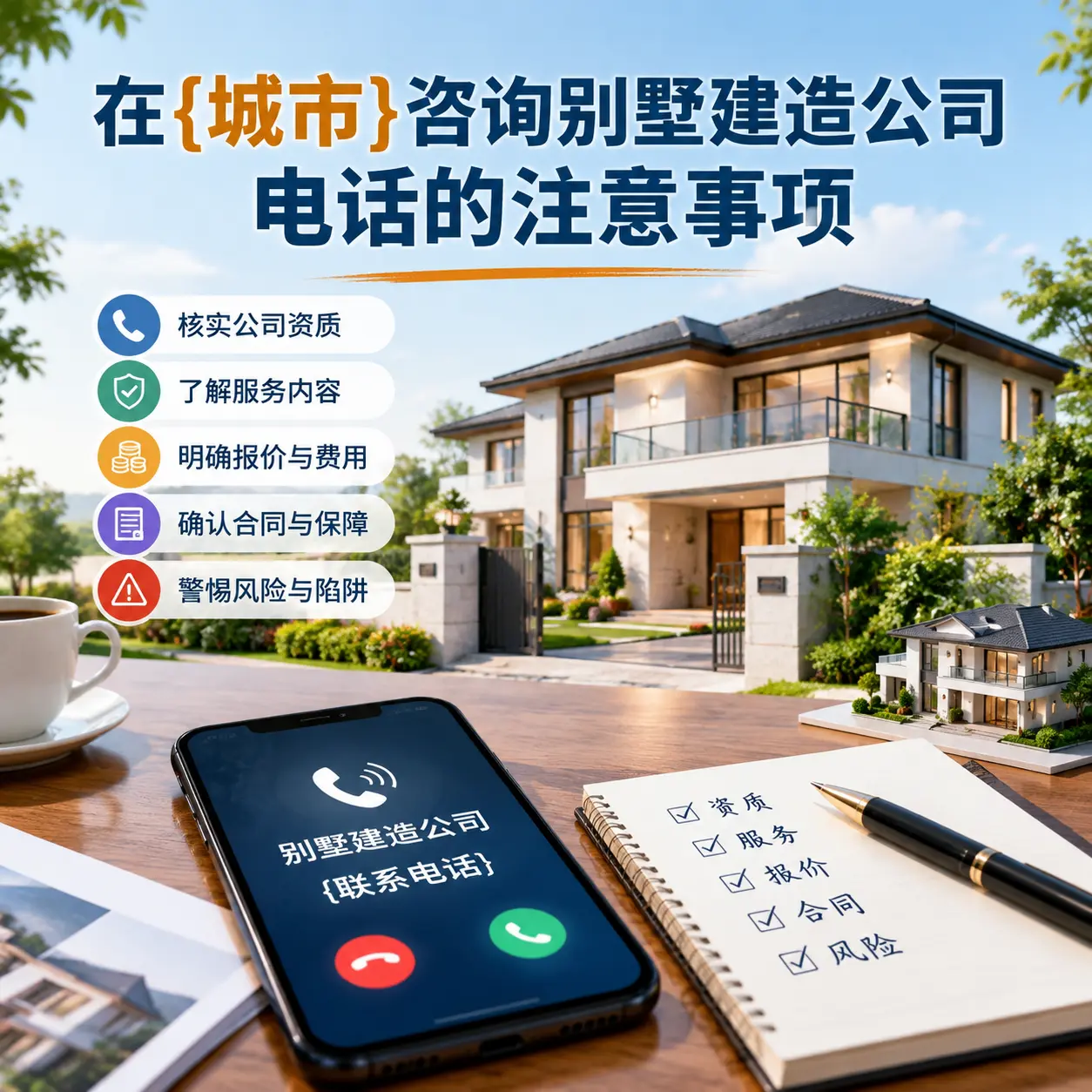 在余庆咨询别墅建造公司电话的注意事项