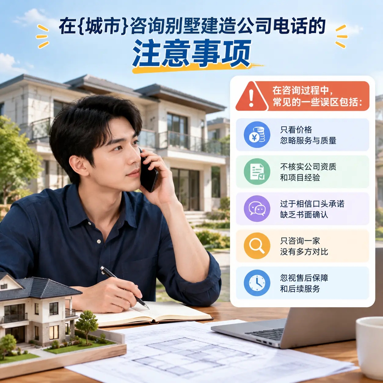 在余庆咨询别墅建造公司电话的注意事项