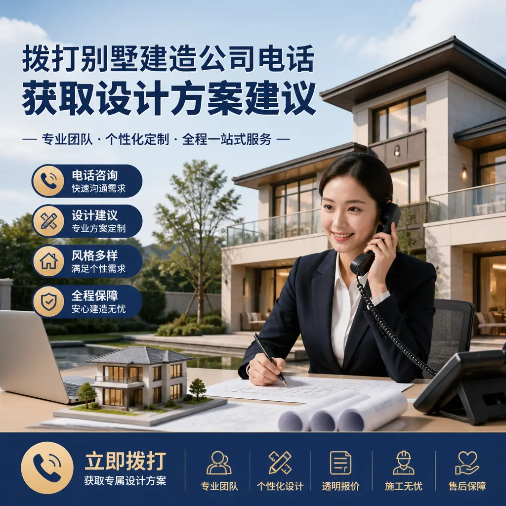 拨打余庆别墅建造公司电话，获取设计方案建议
