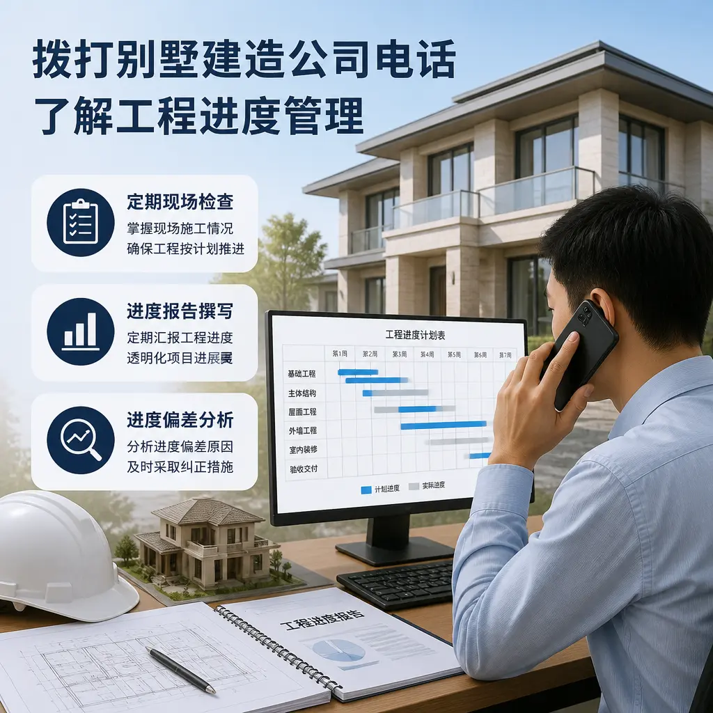 拨打余庆别墅建造公司电话，了解工程进度管理