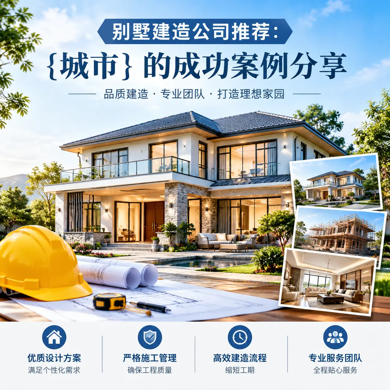 别墅建造公司推荐： 余庆 的成功案例分享