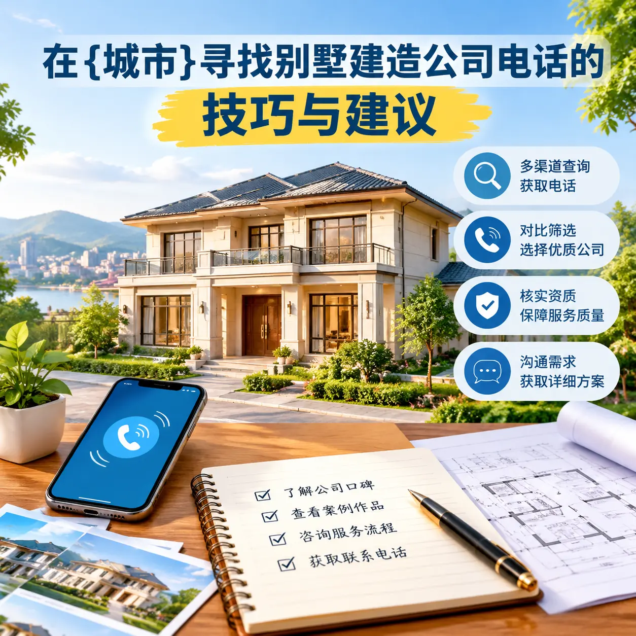在余庆寻找别墅建造公司电话的技巧与建议